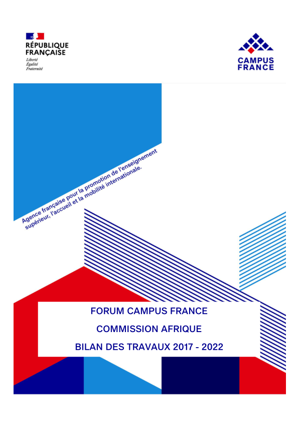 Forum Campus France – Commission Afrique – Bilan des travaux 2017-2022