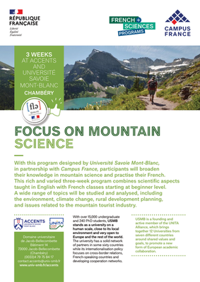 Brochure Mountain Science