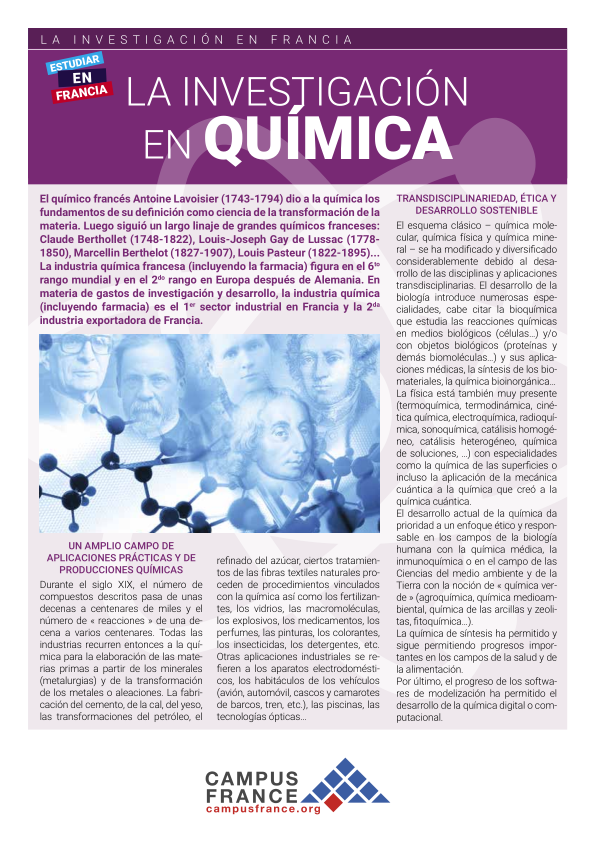 La investigación en química