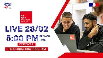 Campus France Live avec emlyon : Global BBA program