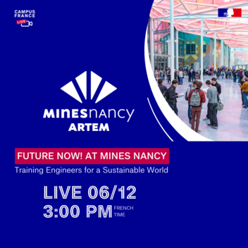 Campus France Live avec Mines Nancy
