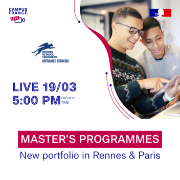 Campus France Live avec Rennes School of Business