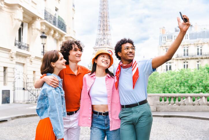 Touristes à Paris