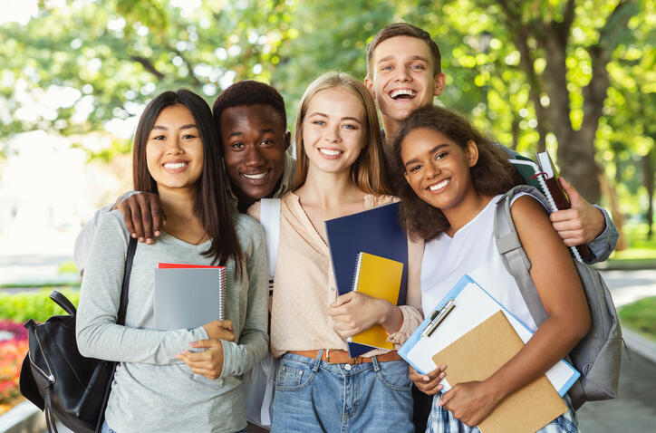 Groupe d'étudiants internationaux